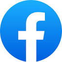 A blue circle with a white letter f

Description automatically generated